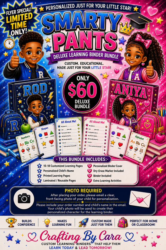 Smarty Pants- Deluxe Learning Binder Bundle