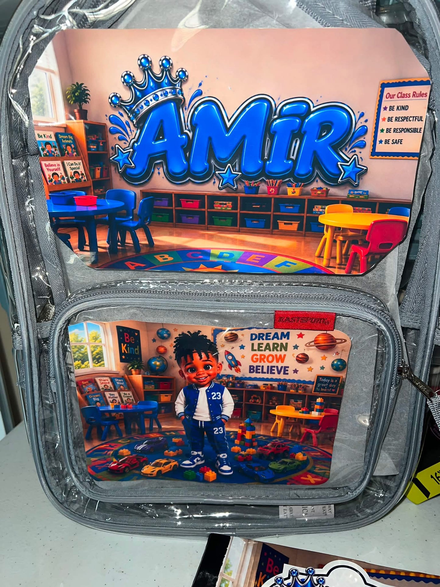 Customized backpack