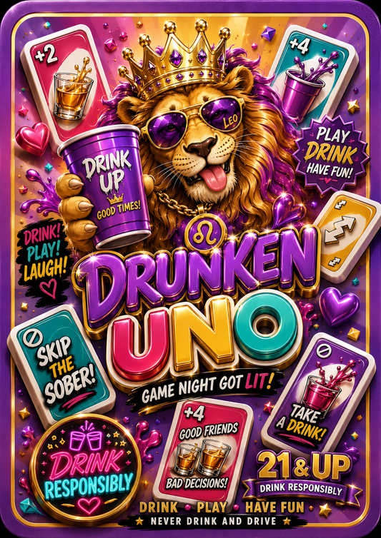 Drunken Uno Cards (Local only)